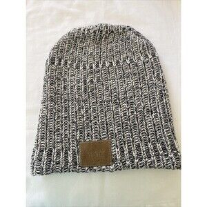 Love Your Melon Beanie Style Women's Winter Hat Slouch Black White One Size